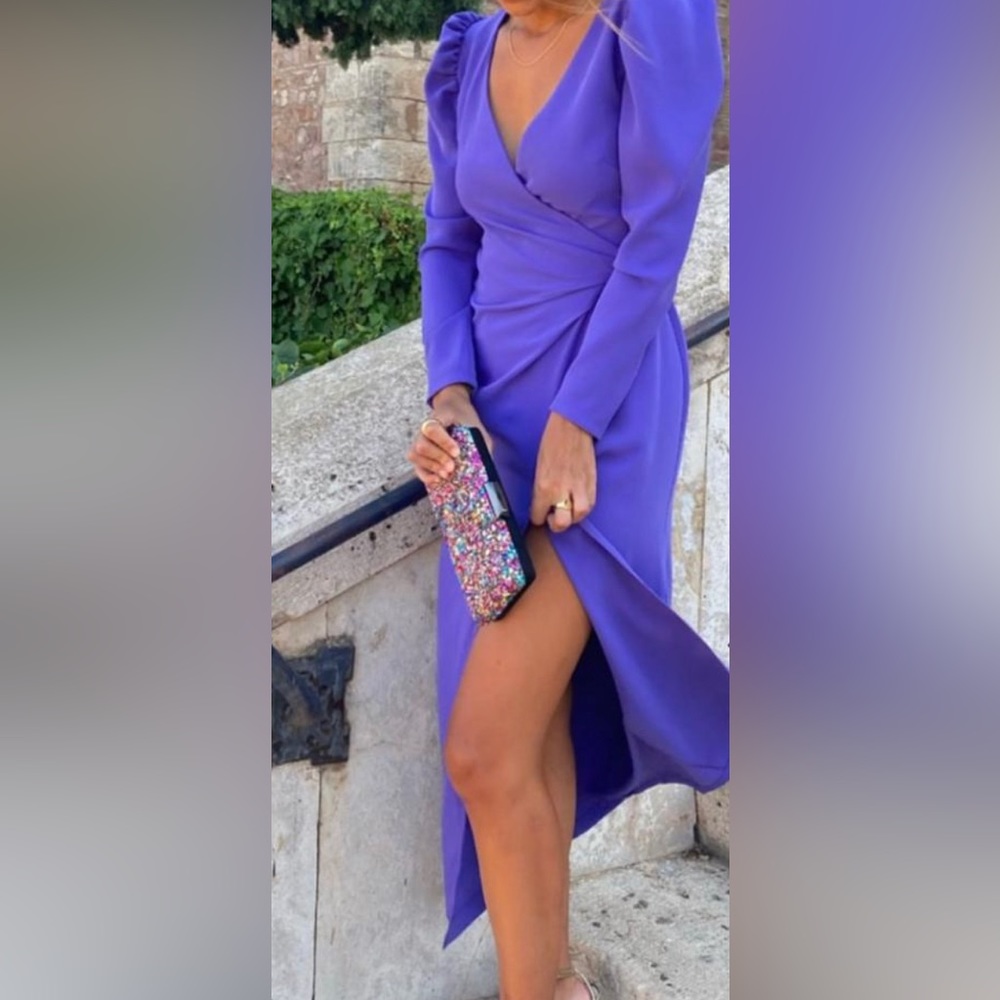 Purple dress for formal occasions 💜